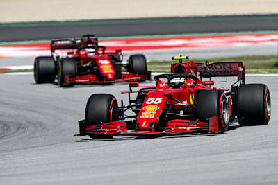 Carlos Sainz und Charles Leclerc