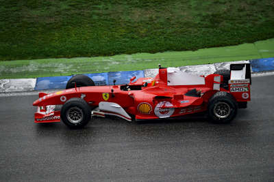 Mick im Ferrari seines Vaters Michael Schumacher