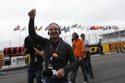 Rubens Barrichello beim Formel-1-Saisonfinale in Interlagos