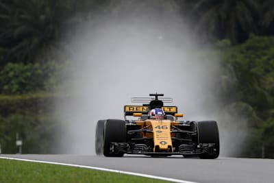 Sergey Sirotkin sammelte im Renault einige Erfahrungskilometer