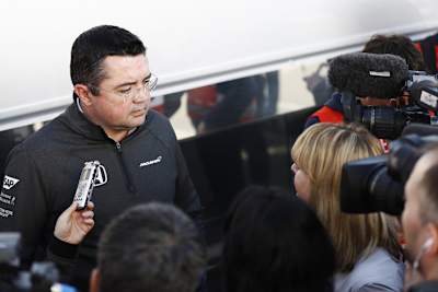 Eric Boullier in Spanien