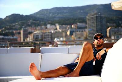 Daniel Ricciardo chillt in Monaco
