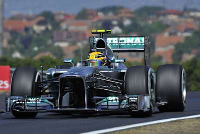 Lewis Hamilton konnte es erst gar nicht fassen, dass er im Qualifying zum Ungarn-GP die Pole-Position erobern konnte