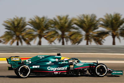 Sebastian Vettel im Aston Martin