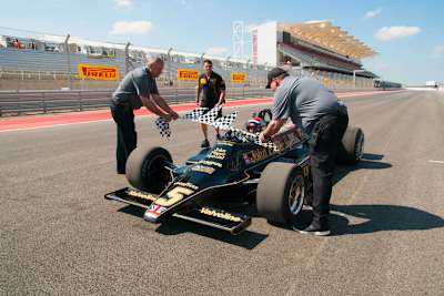 Mario Andretti gibt sich die Ehre