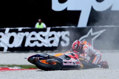 Marc Márquez fabrizierte 2015 sechs Rennstürze