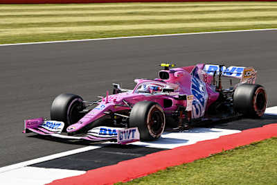 Lance Stroll gab im FP2 in Silverstone das Tempo vor