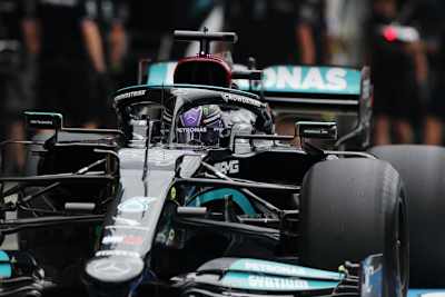 Lewis Hamiltonw war im zweiten freien Training schneller als der Rest