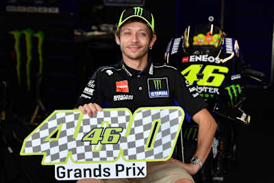 400 GP-Starts: Ein weiterer Meilenstein für Valentino Rossi