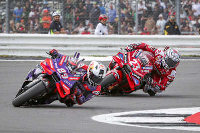 Jorge Martin konnte sich nicht lange vor Enea Bastianini halten