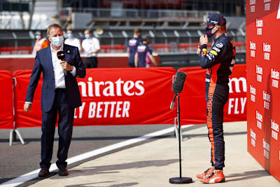 Martin Brundle und Max Verstappen