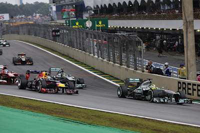 Nico Rosberg: «Habe ein paar Kurven an den Rennsieg glauben dürfen»