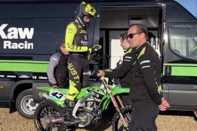 Mitch Evans erstmals auf der Kawasaki