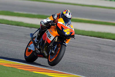 Andrea Dovizioso auf der Werkshonda: «Bitte noch mehr Druck!»