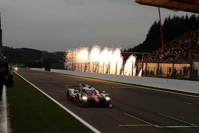 Sieger beim 6h-Rennen in Spa-Francorchamps: Der Toyota TS050 Hybrid von Buemi/Davidson/Nakajima