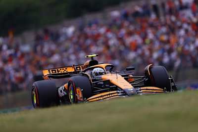 Lando Norris schnappte sich in Budapest die Pole-Position