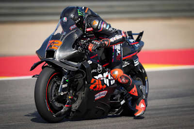 Aprilia ließ Marco Bezzecchi neue Aero-Teile testen