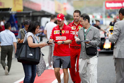 Sebastian Vettel in Suzuka