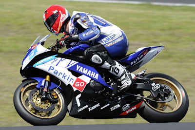 Luca Scassa freut sich über bestes Material