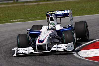 Nick Heidfeld auf dem Sepang International Circuit