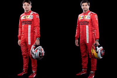 Charles Leclerc und Carlos Sainz