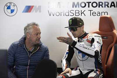 Scott Redding mit seinem Manager Michael Bartholemy