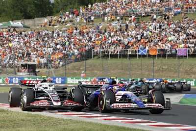 Nico Hülkenberg gegen Yuki Tsunoda auf dem Hungaroring