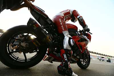 Auf dem Lausitzring sehen wir drei Supersport-Maschinen von Puccetti