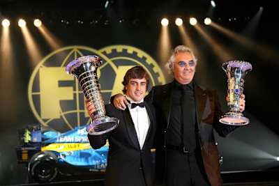 Fernando Alonso und Flavio Briatore wurden 2005 und 2006 mit Renault Formel-1-Weltmeister