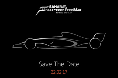 Force India stellt das neue Auto am 22. Februar vor
