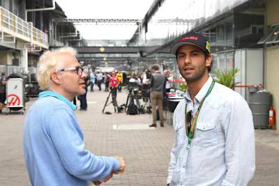 Jacques Villeneuve mit Ex-GP-Pilot Felipe Nasr
