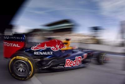 Sebastian Vettel geht auf die Bahn