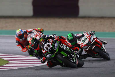 Tom Sykes (66) konnte die Aprilia-Werksfahrer nicht hinter sich halten