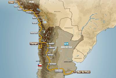 Die Rallye Dakar 2012