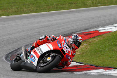 Andrea Dovizioso war mit der GP14.3 beeindruckend schnell