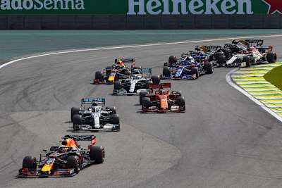 Start zum Grossen Preis von Brasilien