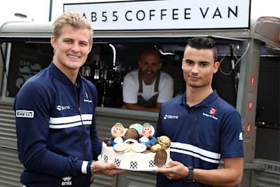 Marcus Ericsson mit Pascal Wehrlein