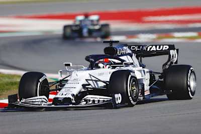 Daniil Kvyat im AlphaTauri AT01-Honda