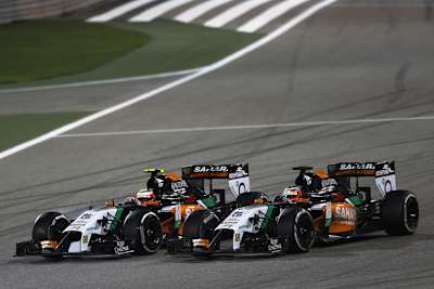Sergio Pérez gegen Nico Hülkenberg in Bahrain