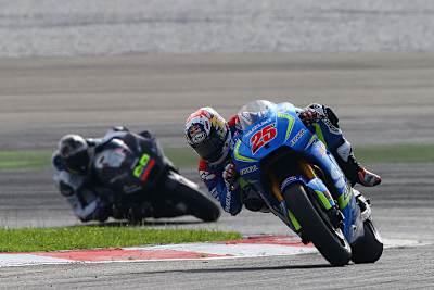 Maverick Viñales auf der Suzuki GSX-RR in Sepang