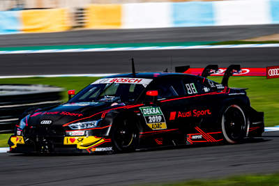 Der Audi RS 5 DTM hat mehr Kilometer zurückgelegt als die Konkurrenz