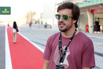 Fernando Alonso in Bahrain