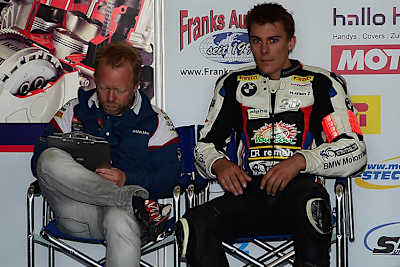 Markus Reiterberger (re) mit seinem Teamchef und Manager Werner Daemen