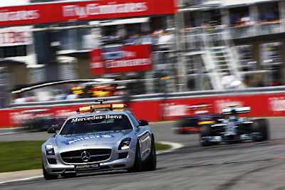 Das Fahren hinterm Safety-Car: Gar nicht so einfach