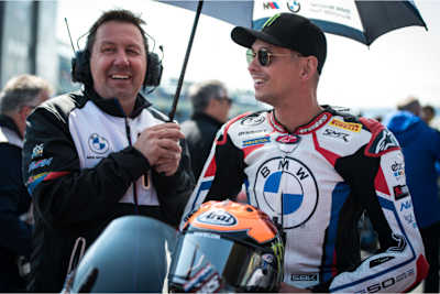 Michael van der Mark mit Technik-Guru Markus Eschenbacher