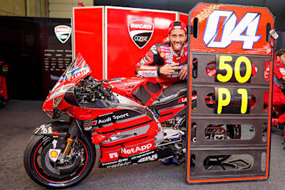Andrea Dovizioso sorgte vor seinem Abgang noch für einen Ducati-Meilenstein