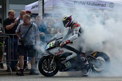 Markus Reiterberger ließ es kräftig rauchen