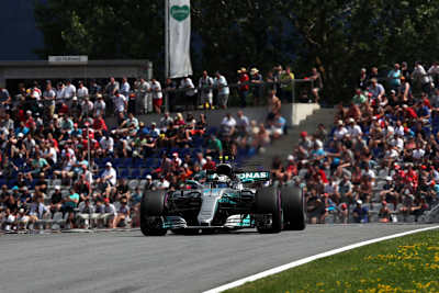 Valtteri Bottas auf dem Red Bull Ring 2017