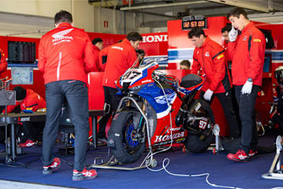 Die Honda-Box in Jerez