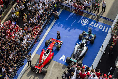 Die Hackordnung in der Formel 1 bleibt, aber Ferrari rückt näher